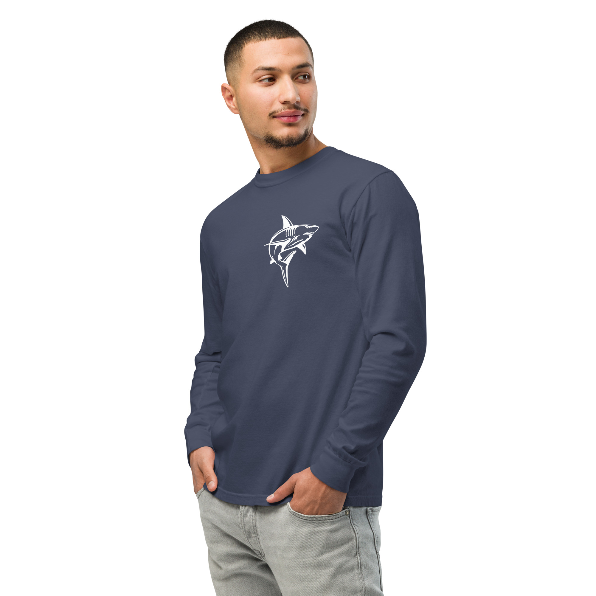 Shark Bite Heavyweight Long-sleeve - Image 4
