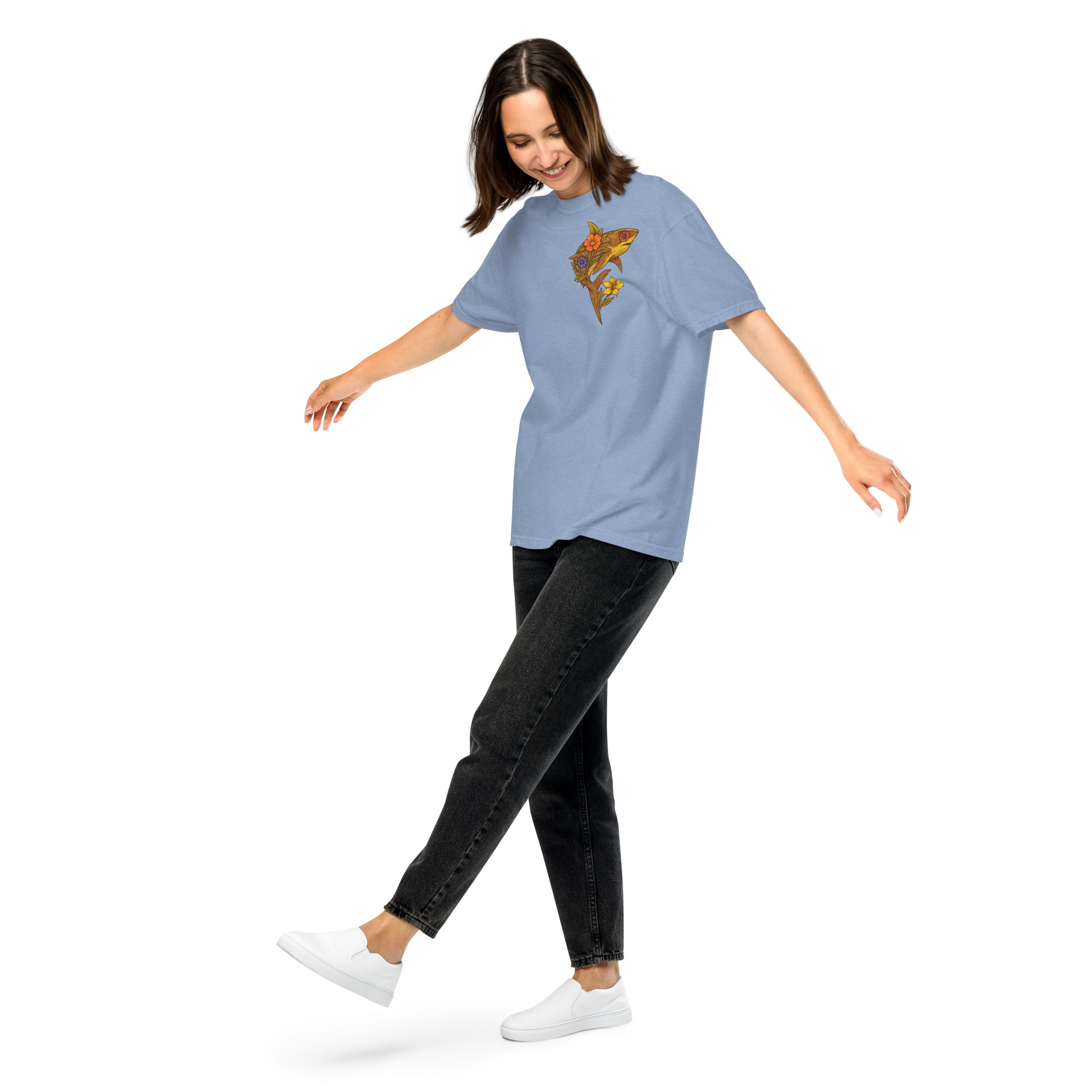 Flower Shark Tee - Image 2