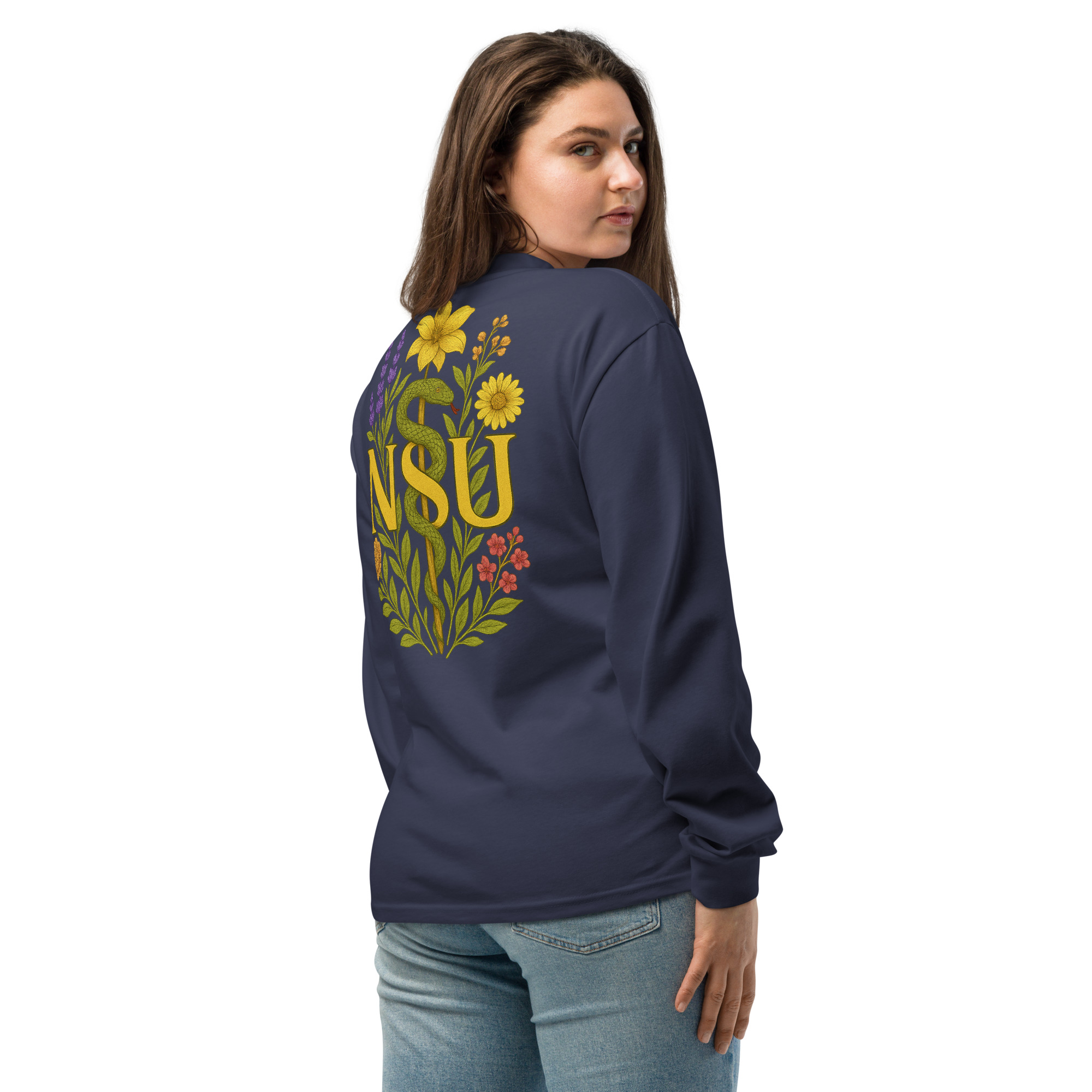 Flower Shark Premium Heavyweight Long Sleeve - Image 13